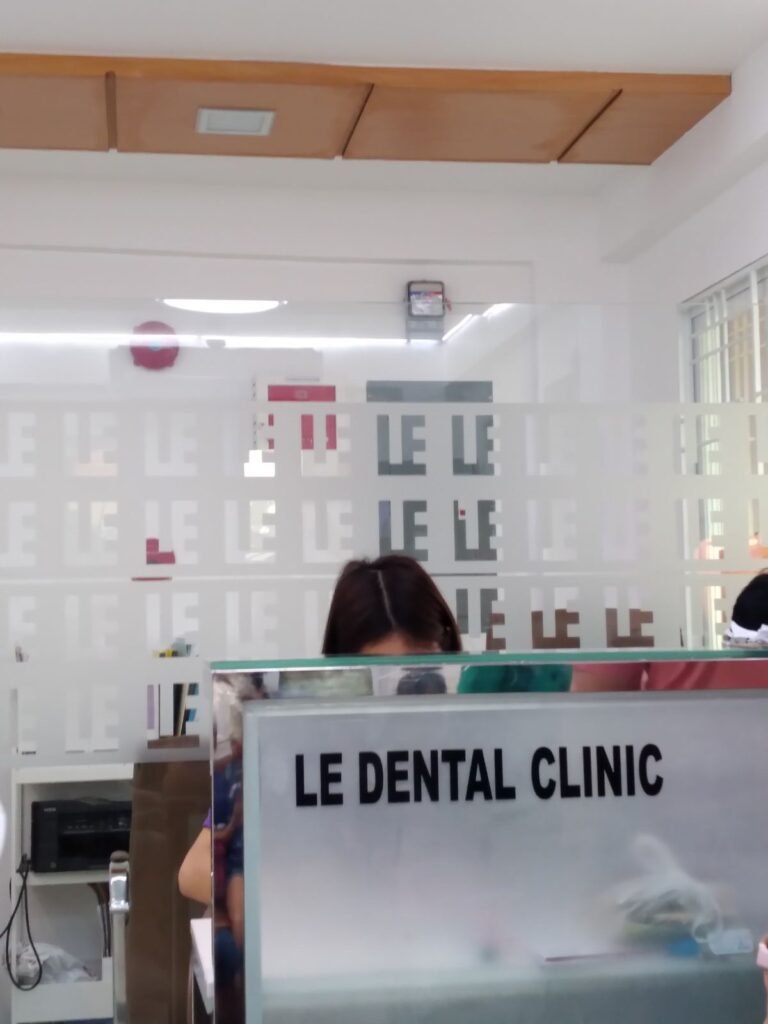 Clinic reception desk